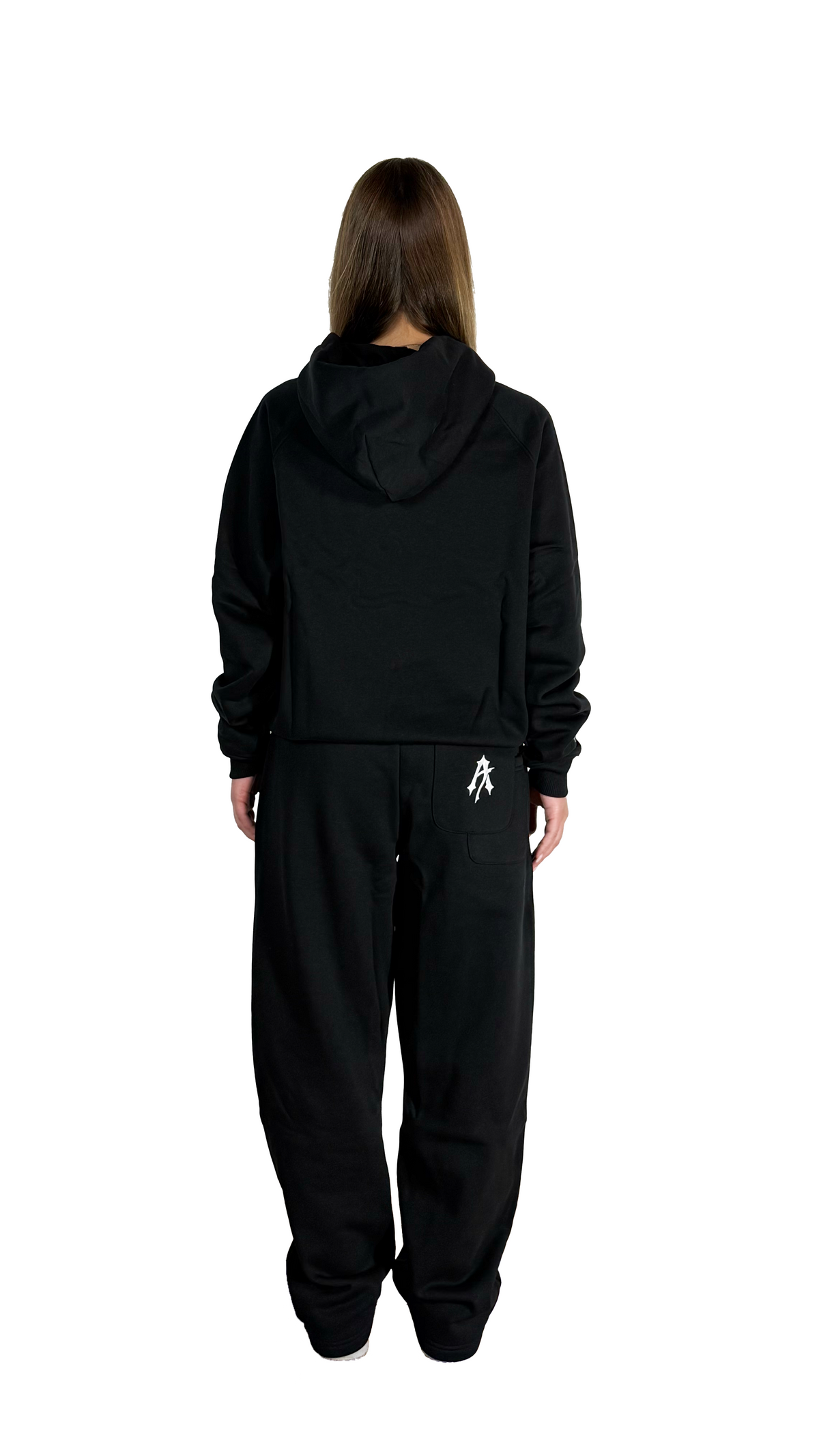 départ Jogger Schwarz 450GSM