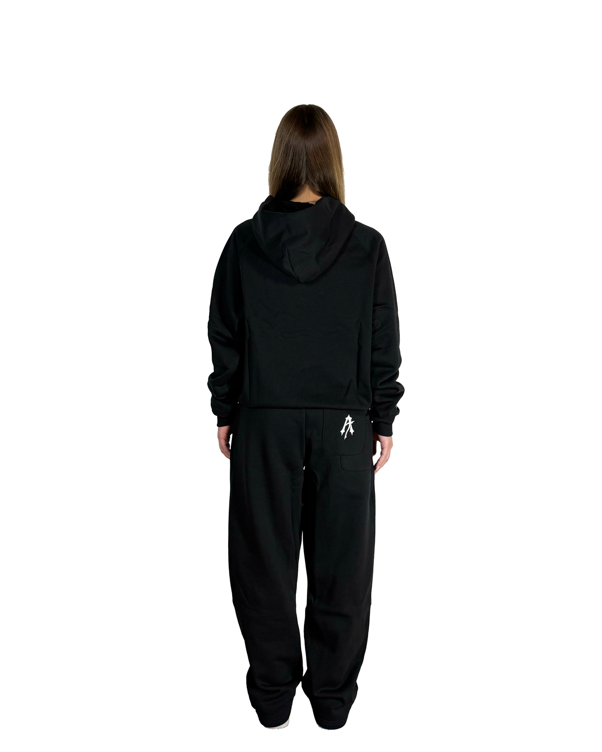 départ Hoodie Schwarz 450GSM