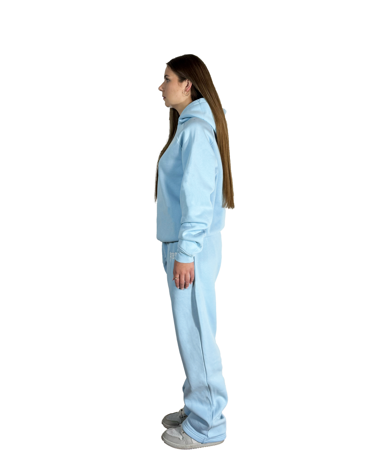départ Hoodie Babyblau 450GSM