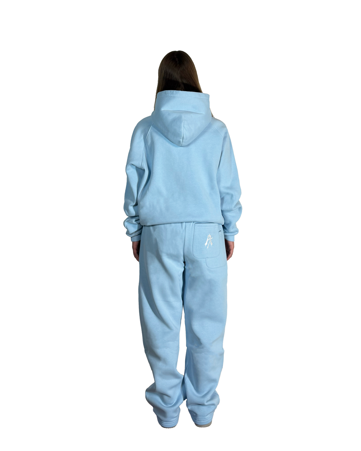 départ Hoodie Babyblau 450GSM