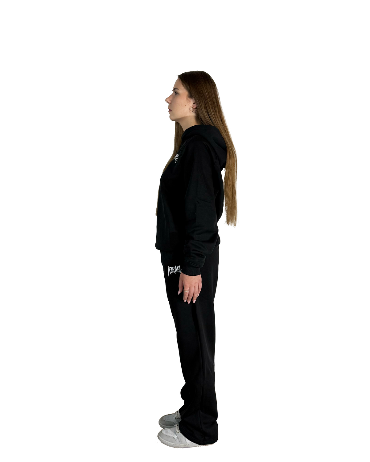 départ Hoodie Schwarz 450GSM