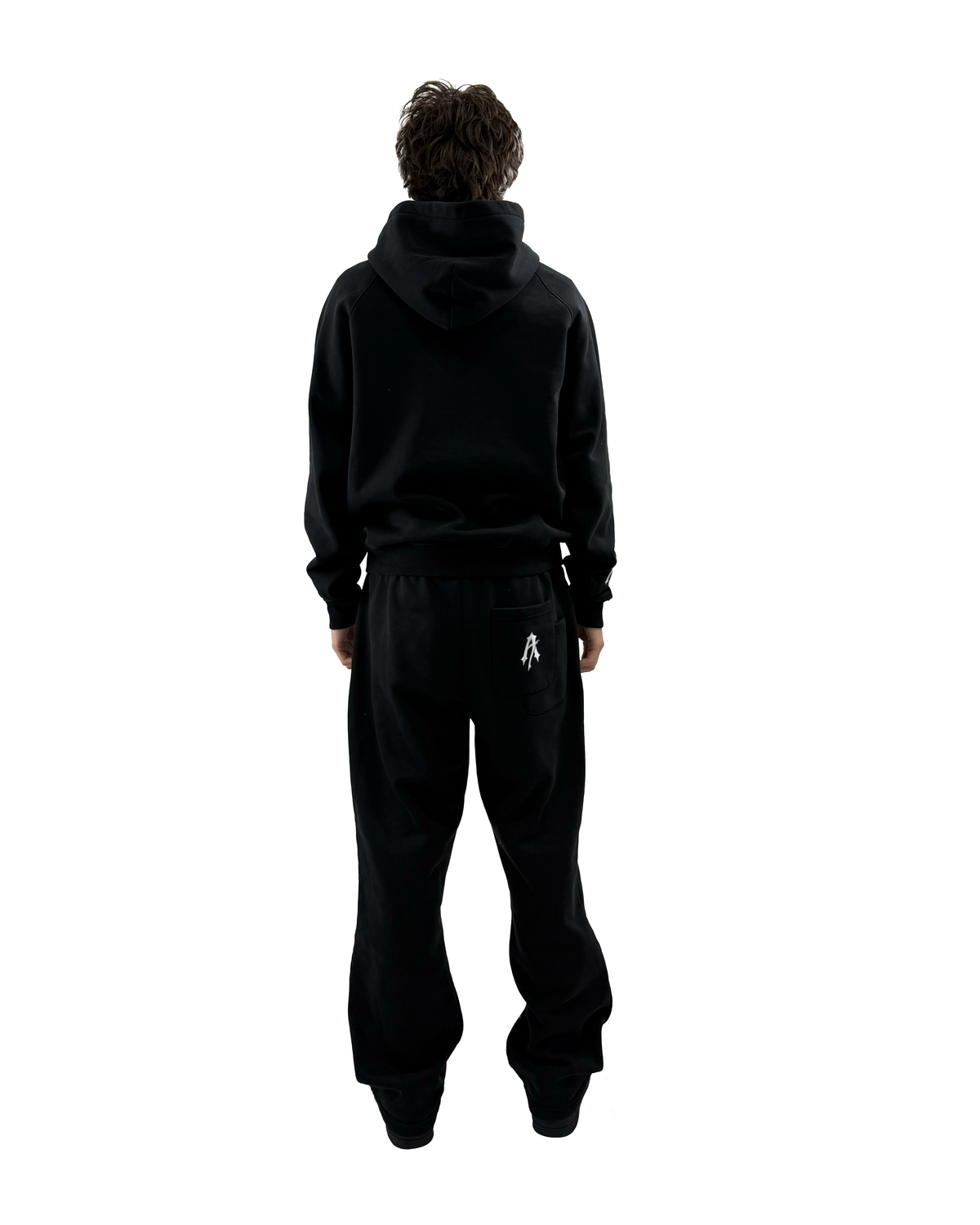 départ Hoodie Schwarz 450GSM