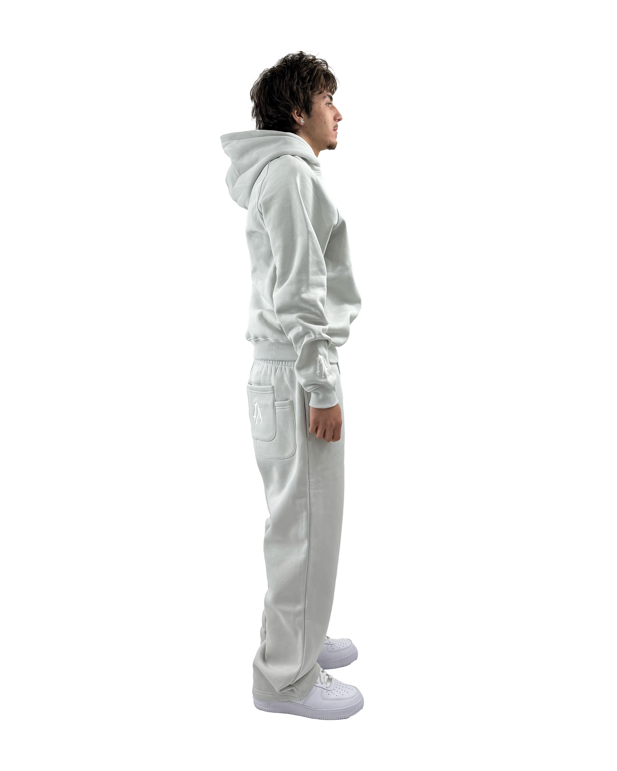 départ Hoodie Grau 450GSM
