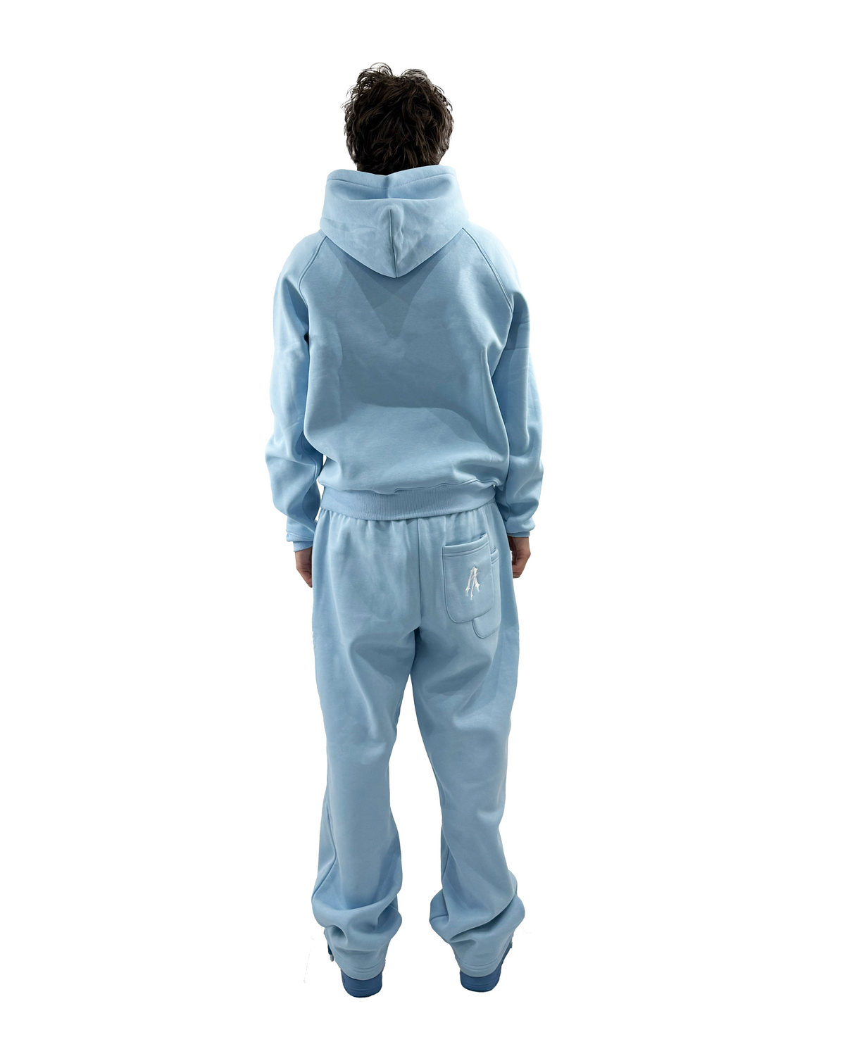 départ Hoodie Babyblau 450GSM