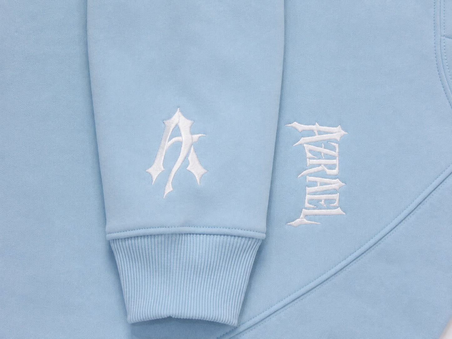Hoodie Heavy Babyblau